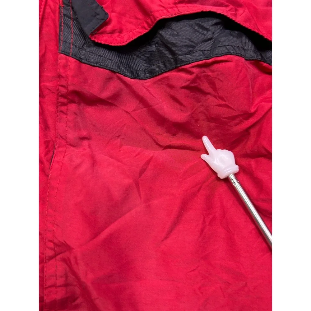 Basic Editions Highland Parkway Nylon Jacket Red Black Large 16/18 Boys